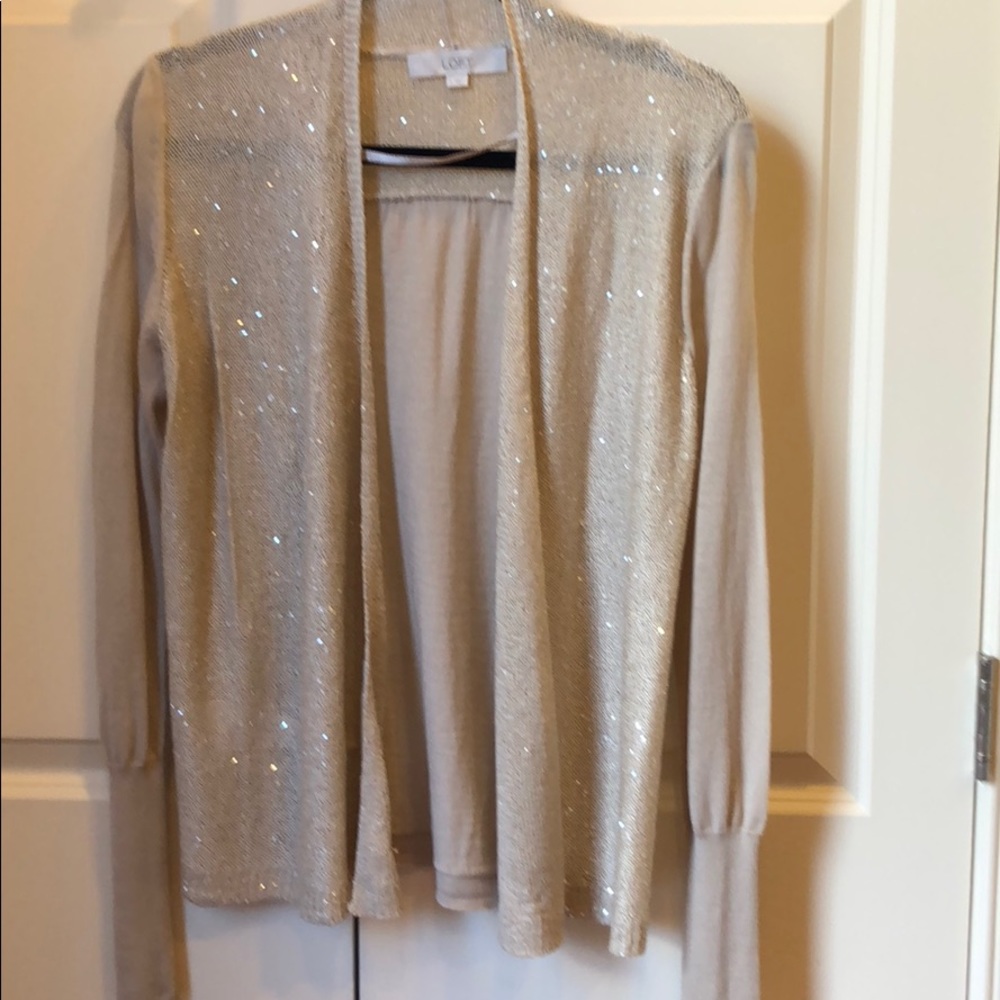 Loft sparkly cardigan